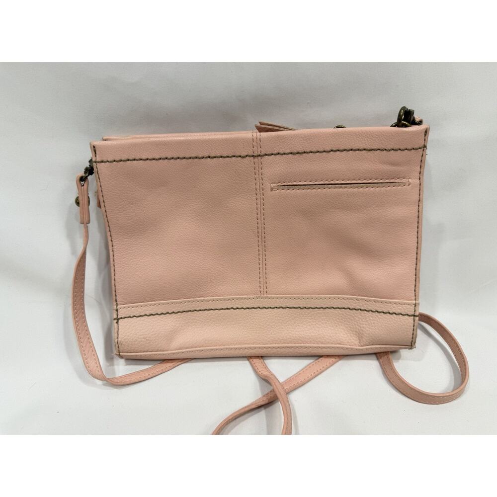 The Sak Iris Demi Crossbody Blush Pink Teal Liner - Picture 2 of 6